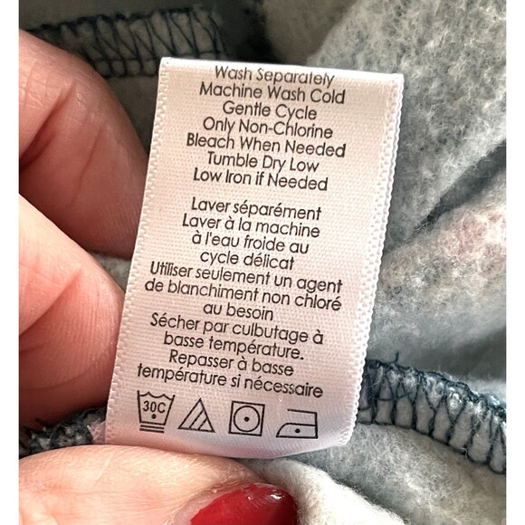 Coldwater Creek Teal Floral Sweatshirt Side Pockets Ladies Size XL - Picture 9 of 14